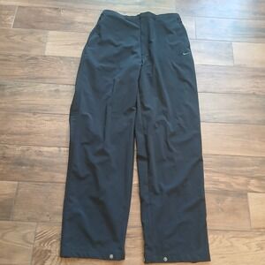 Nike Rain Pants Mens Extra Large Black Golf Clima-FIT Outdoors Water Wind